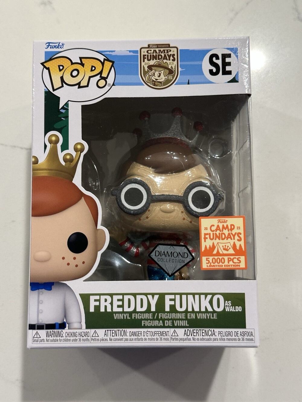 Funko Pop Camp Funday Freddy Funko as Waldo Diamond 5000 #2